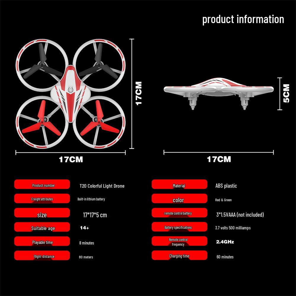Smart Educational Remote Control Toy Drone for Kids - Outdoor Electric Airplane
