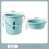 Jingdu Zhixing Thick Plastic Dormitory Bucket and Basin Set