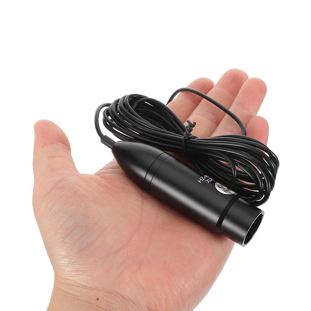 Noise Reduction Condenser Lavalier Microphone Headphones Cable Metal 48V Professional
