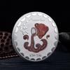 Twelve Constellation Commemorative Coins, European and American, Sun and Moon Gods, Lucky, Colorful, Constellation Enthusiasts, Collected Silver Coins