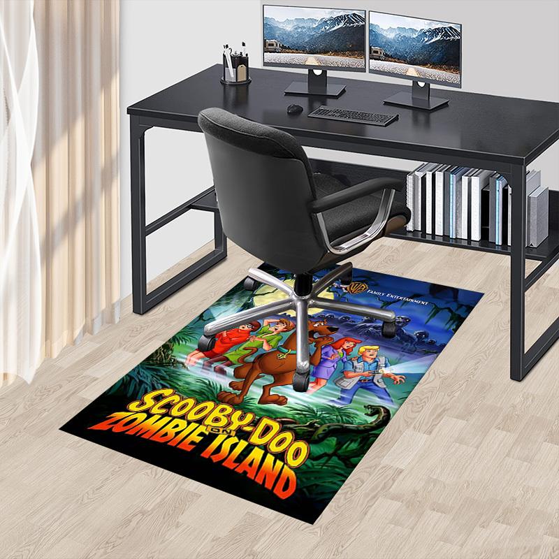 1PC Scooby-Doo, Zombie Island Extra Large Non-Slip Floor carpet, Office, family, bedroom, Studio - Large Area Rug Indoor Rugs1138A