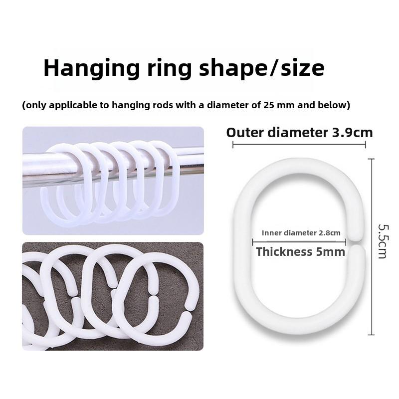 Bathroom Thickened PEVA Waterproof Mildew Proof Fabric Curtain Partition Curtain Shower Curtain