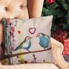 Ancient Oil Painting Birds Linen Pillow Case Pillow Cover Cover Suitable For Car, Sofa And Home Use