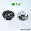 2PCS Speaker Horn 4R 3W 5W Diameter 36mm 40mm 45mm 50mm 52mm 57mm 78mm Amplifier Rubber Gasket Loudspeaker Trumpet 4 Ohm