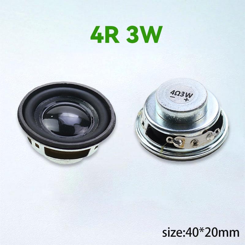 2PCS Speaker Horn 4R 3W 5W Diameter 36mm 40mm 45mm 50mm 52mm 57mm 78mm Amplifier Rubber Gasket Loudspeaker Trumpet 4 Ohm