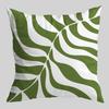 Green Fresh Geometric Print Pattern Pillowcase Suitable for Home Living Room Sofa Car Decorative Cushion Cover