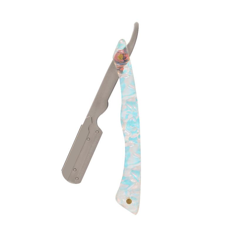 

Красочные градиентные цвета для укладки волос, бритья и ножа, мужская ручная бритва для ухода за волосами, нож для бритья