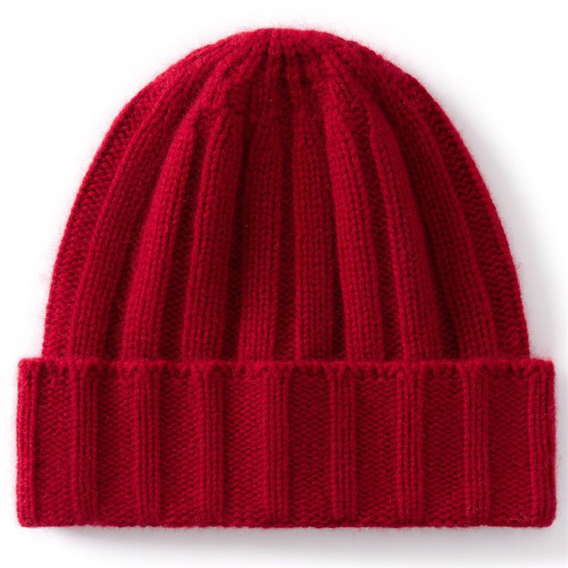 2026 Winter Cashmere Beanie Hat Unisex Warm Knit Cap Outdoor Cycling Adults Kids
