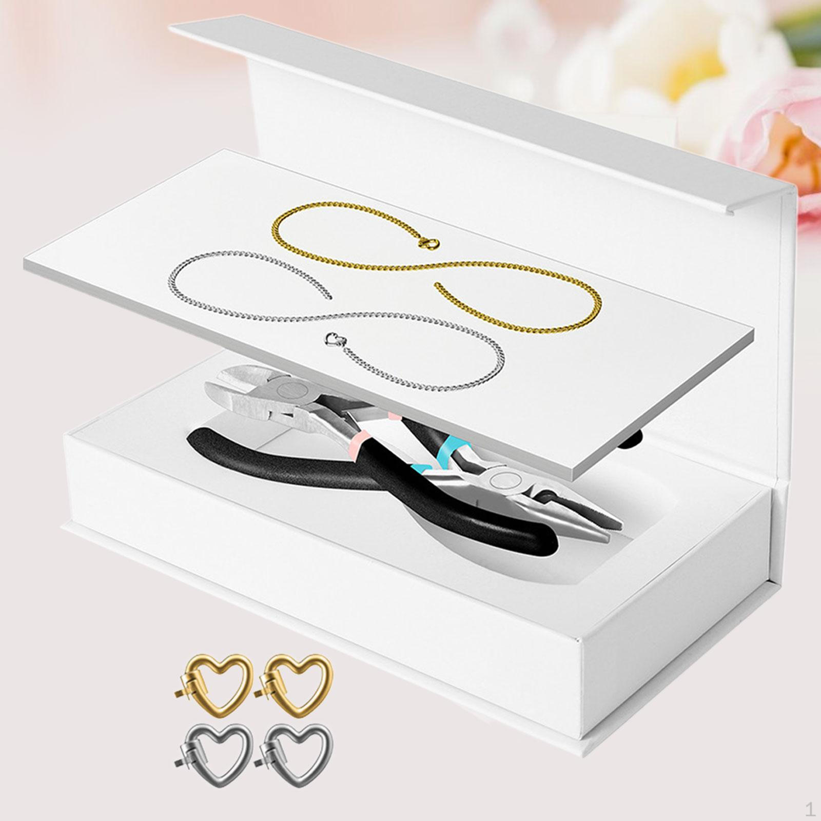 

Permanent Bracelet Kit Making Classic Unique Portable Trendy DIY Locked Gifts for 1 Silver 1 Gold