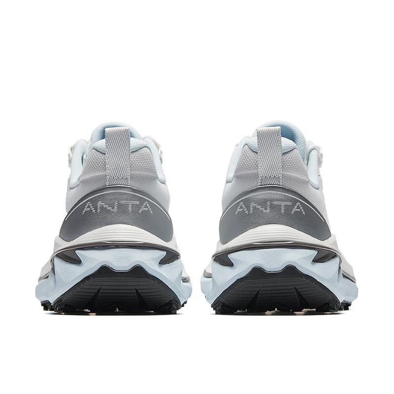 Anta Running Series Comfortable Shock Absorbing Durable Low Top Casual Running Shoes Men Sneakers White 912535598-4