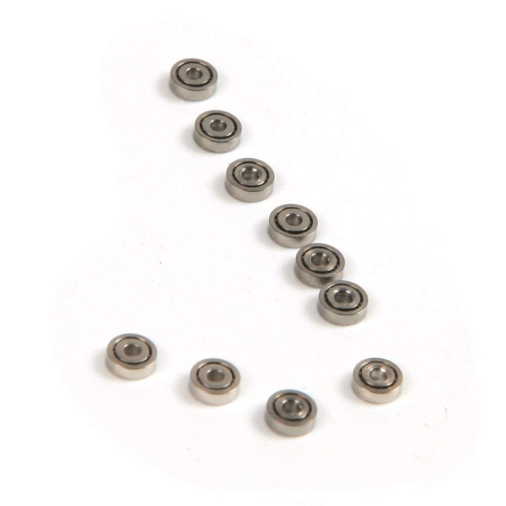 10pcs Miniature 681ZZ Metal Shield Ball Bearings Wheel Roller Toy Model 1x3x1mm 1.5x4x1.2mm 2 / 2.5 / 4 / 6mm