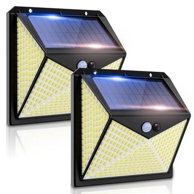 UnqieFire 350 LED Solar Sensor Light, 2024 High Brightness, Outdoor, 5-Sided Lighting, Bright Motion Sensor, 3 Intelligent Modes, Automatic On, IP65