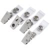 Quality Stainless Steel Anti-lost Stationary Reel Key Name Tag Lanyard Clips Binder Lanyard Clips