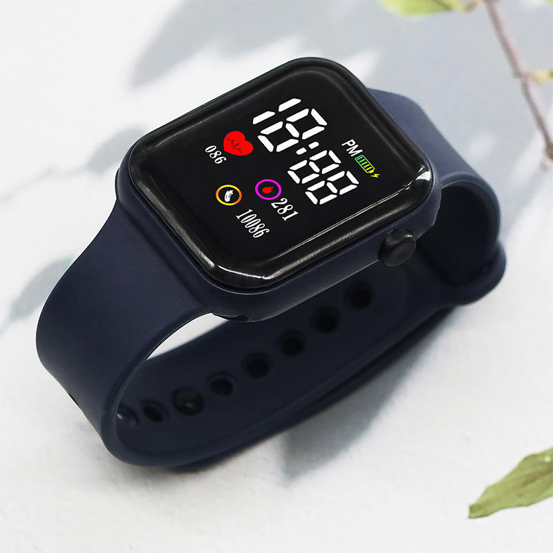Custom logo Student Electronic Fashion Sports Watch Child LED Watch Kids Digital Luxury Watches