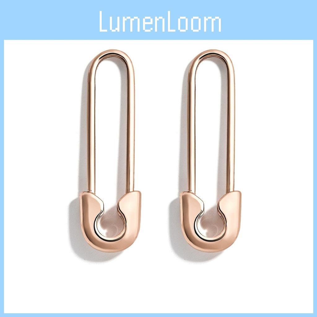 Minimalist Metal Fashionable Stud Earrings In Multiple Colors Women For