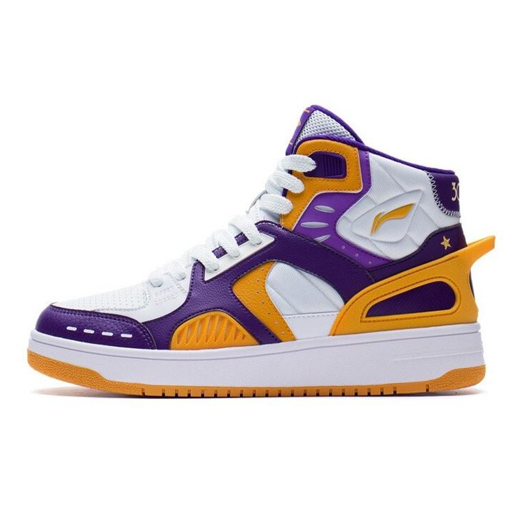 Li-Ning Basketball Culture Purple Yellow Men s ABCS063-2 EU 40⅓