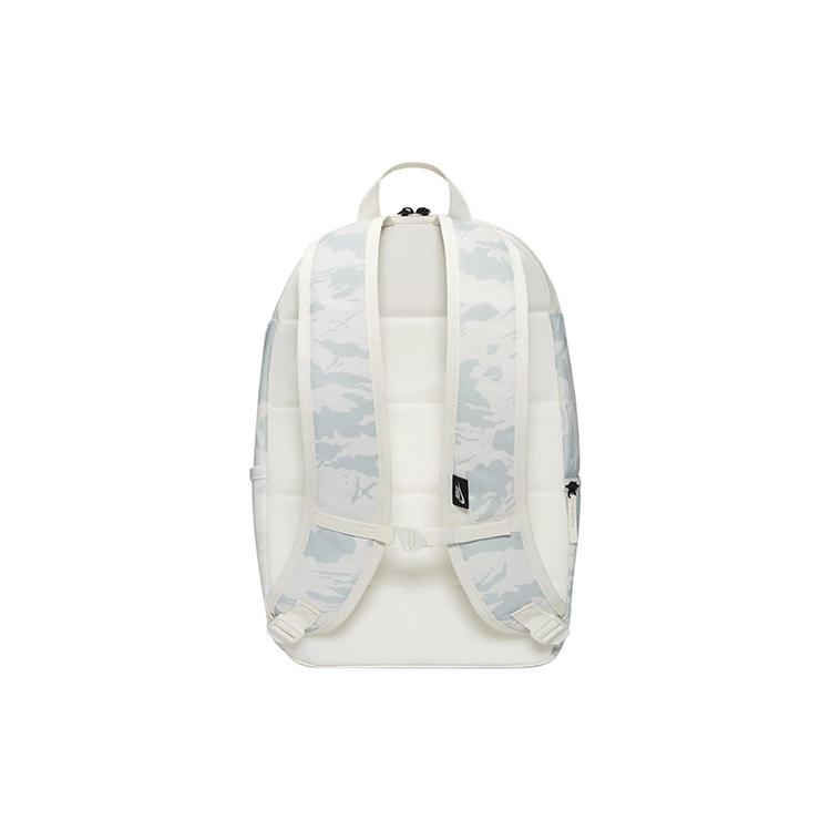 Nike Heritage Polyester Backpack Regular Unisex White Gray DQ5931-133