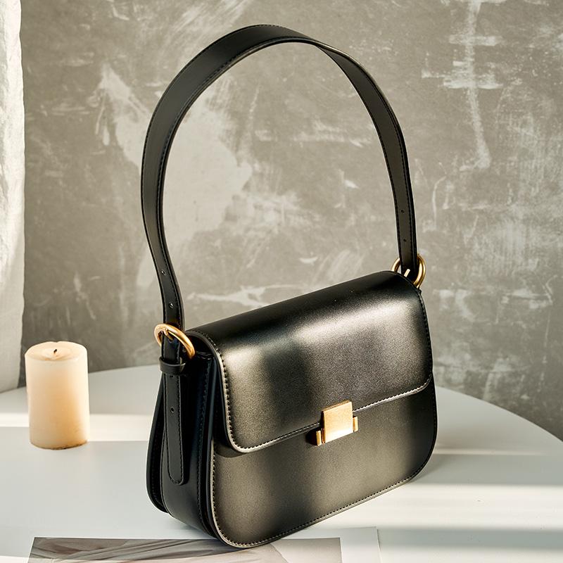 Cowhide Women's Bag 2026 New Genuine Leather Fashi Women Shoulder Bags High Quality Luxury Female Crossbody Bag 2126