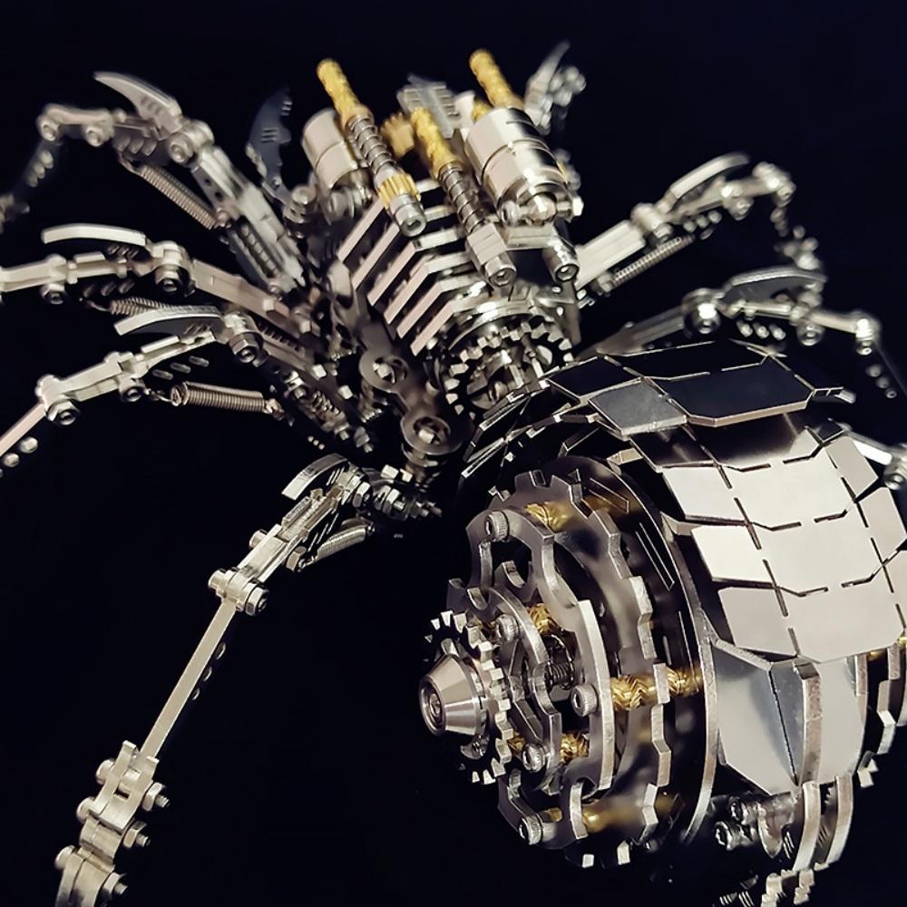 Spider 3D Metal Puzzle Assembly Model, Mechanical Assembly DIY Handmade Jewelry, Birthday Holiday Gift