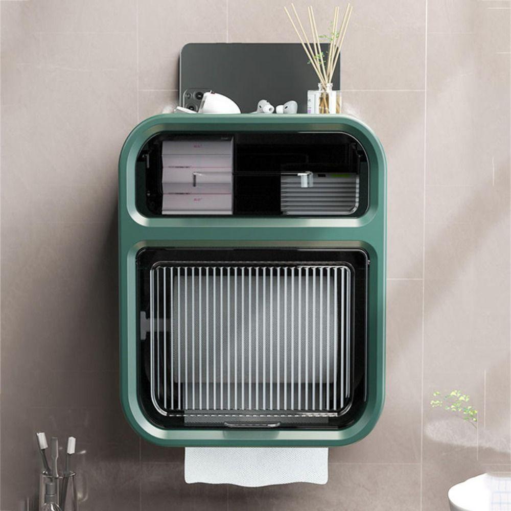 Sanitary Pad Storage Waterproof Tissue Dispenser Bathroom Paper Towel Box  Home Organization