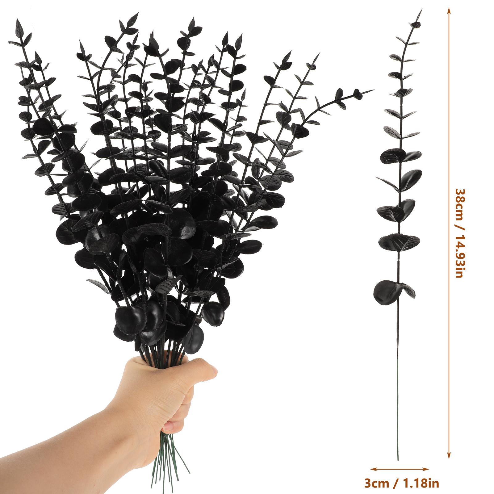 

10Pcs Faux Eucalyptus Leaves Real Touch Simulation Plants for Elegant Table Settings Flower Floral Arrangement