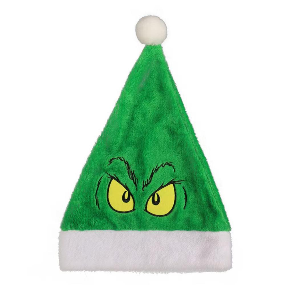 Adult and Kids Christmas Santa Hat for Holiday Party and Winter Festive Costume