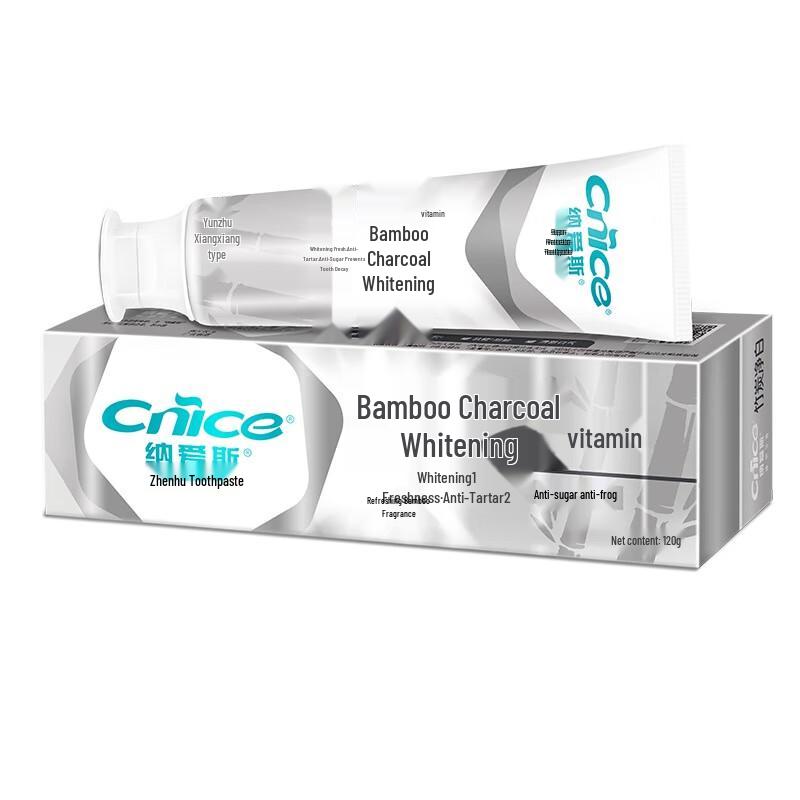 NICE Bamboo Charcoal Whitening Toothpaste