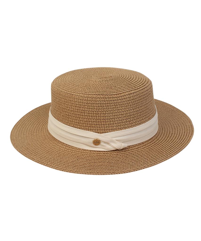 Yunibeosyeolkemiseuteuli Sweet Brown Flat Panama Hat Panama Hat
