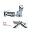 1\2''/3\4" Pipe Fitting Connector Fixed buckle Circular Frame Fasteners DIY Aluminum Alloy Steel Circular Pipe Connector pipes