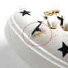 Great LOUIS VUITTON Sneakers timeout line Monogram star Leather White Canvas Used