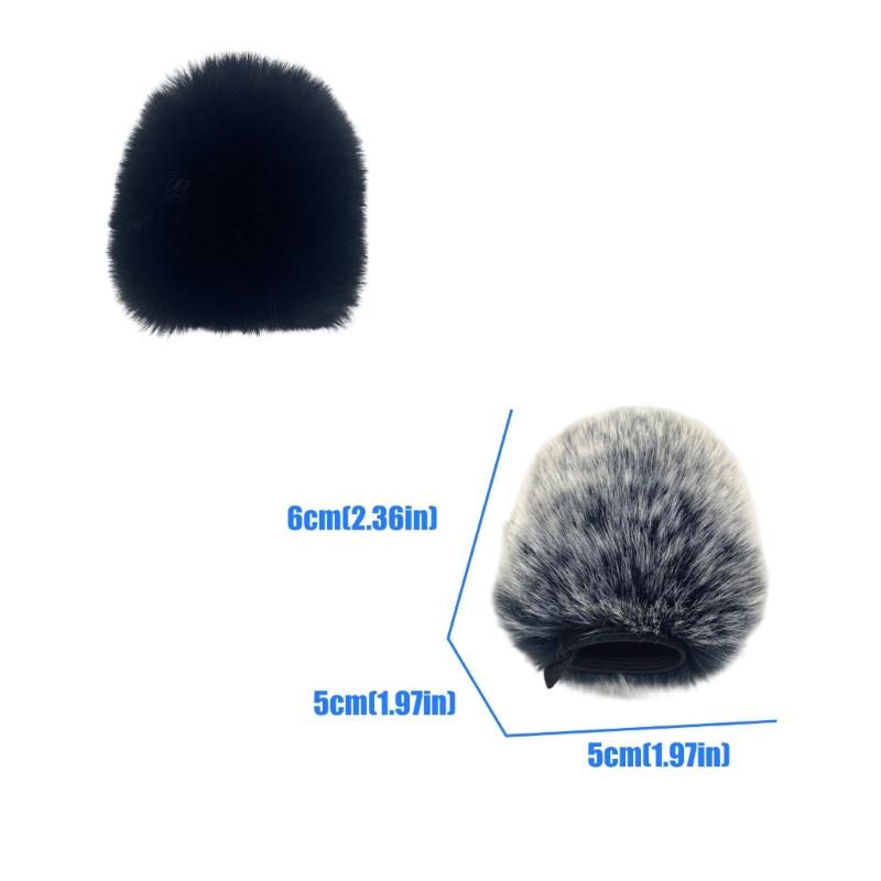 Professional Flocking Foam Mics Windscreen Perfect Fit For GO II Mics Wind Muff Enhances Sound Quality Suitable For Studio
