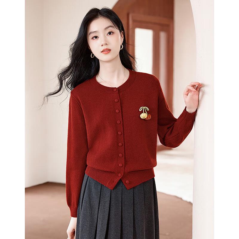 

Женский элегантный вязаный кардиган с длинным рукавом One Size