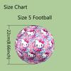 1pc Hello Kitty Pattern Football, Standard Size 5 Soccer Ball Stylish Sport Football for Competition Play and Training