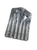6Pcs/Set Stainless Steel Tweezers: Industrial Precision Repair Tool with Bent&Straight Tips, Ideal for Professional Repairs&DIY