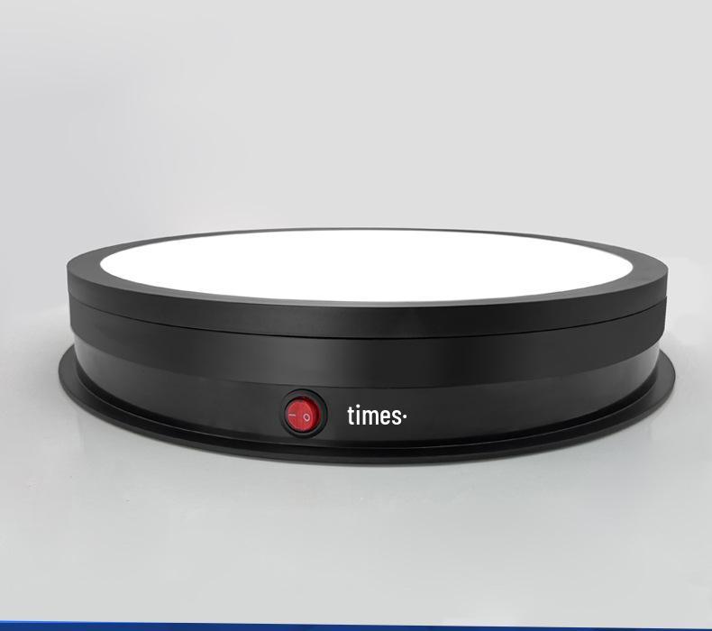 42cm Remote Control Rotating Display Stand with Adjustable Brightness for Photography and Live Broadcast.