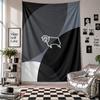 Tapiserie de perete cu logo-ul echipei de fotbal Derby County Decor pentru casă Pânză de agățat pe perete pentru dormitor Camera de zi Fundal