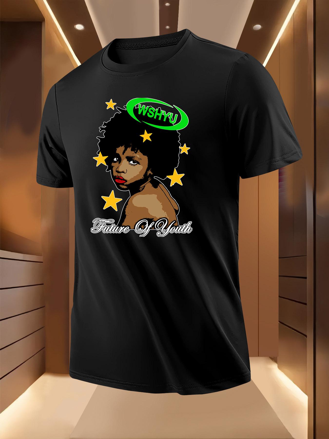 Graphic Tshirt - Future of Faith Bold Print with Starry... S