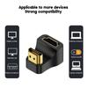 Adjustable HDMI-compatible Male To Female Adapter 180-Degree U-Turn Connector for TV Laptop Enhanced Viewing Experience