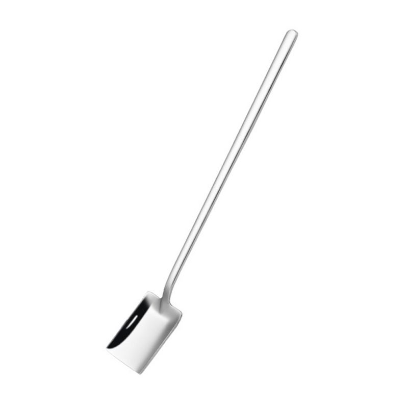 Creative Stainless Steel Shovel Spoon Coffee Spoon Ice Cream Dessert Scoops Teaspoon Kitchen Scoops Fashionable Tableware