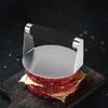 1/2Pcs Stainless Steel 5.5 Inch Grill Press with Anti-Scald Handle Burger Press Round Hamburger Smasher Tool for Bacon Meat
