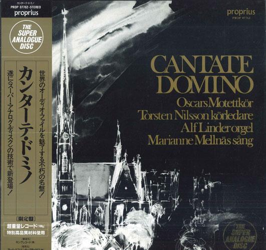 

LP Record OSCARS MOTETTKOR TORSTEN NILSSON Cantate Domino PROP07762 PROPRIUS 1980 Japan Obi Classical Used