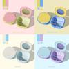 Portable Dental Retainer Case With Magnetic Water Drain For Travel And Storage