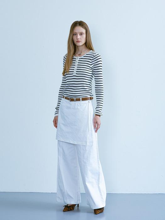 

PIA STUDIO BA_Loose apron pants_3color YELLOW_M