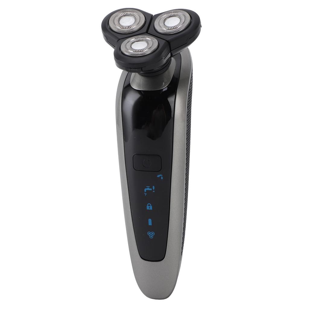 Electric Beard Trimmer for Men 4D Floating Head Cordless IPX6 Waterproof USB Rechargeable Rotary