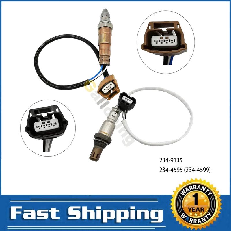

2pcs O2 Oxygen 02 Sensor for 2013 2014 Nissan Altima Sadan Pathfinder 2014 QX60 Quest 3.5L Upstream Downstream 4 Wires Lambda