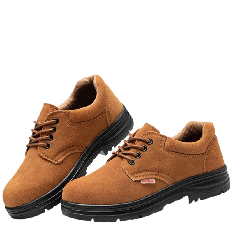 Electric Welding Welder Labor Insurance Shoes Men's Anti-smashing and Anti-piercing Construction Site Non-slip and Wear-resistant Work Shoes