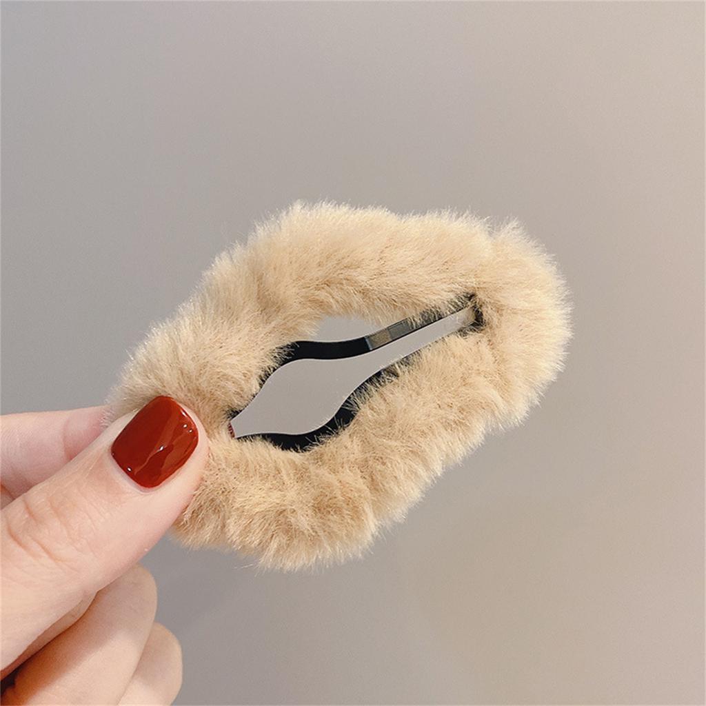 Sweet Hollowout Cloud Hairpins Duckbill Clip Hair Barrettes Plush Hair Clip for Women Elegant Hair Styling Accessories