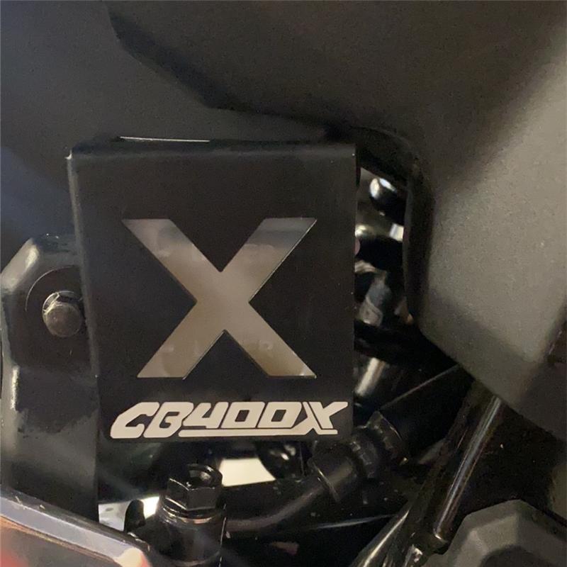 For Honda CB400X CB400F Rear Brake Pump Fluid Reservoir Cap Cover Guard Protector CB500X CB500F Rear Oil Cup Cap Guard