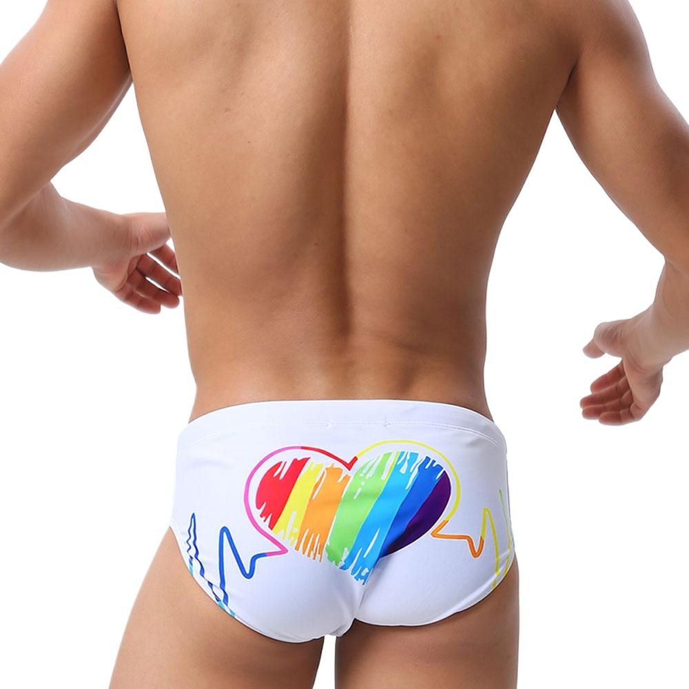 Men's  Fashion Sexy Swim Brief Sexy Brand Swimsuit for Men Surfing Swimwear Beach Shorts
