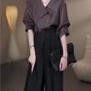 2026 Summer Lightweight Luxury Women's Shirt & Trousers Set